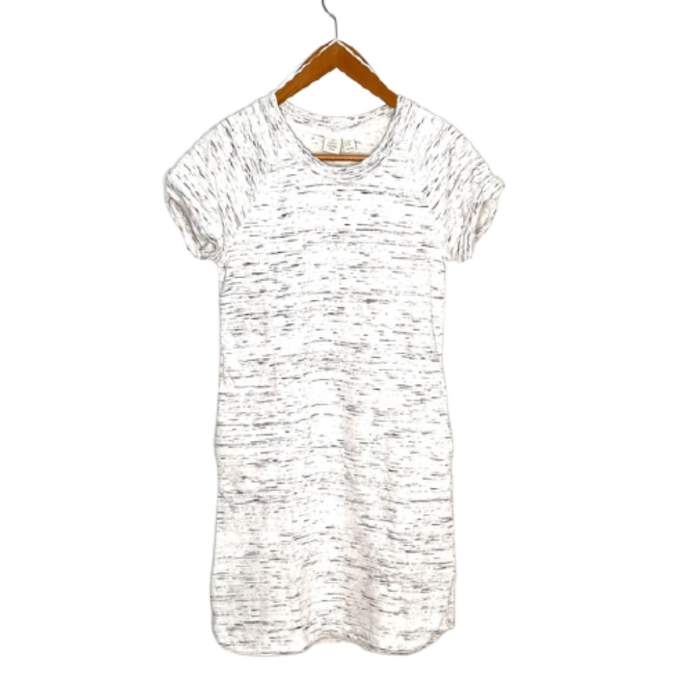 Saint Tropez West T-Shirt Day Dress White Grey